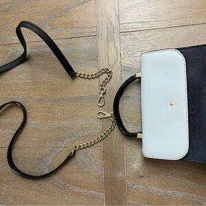 Kate Spade Black and White Crossbody Bag